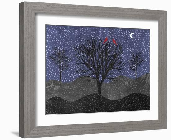 Cardinals-Erin Clark-Framed Giclee Print