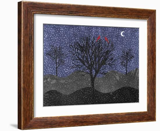 Cardinals-Erin Clark-Framed Giclee Print