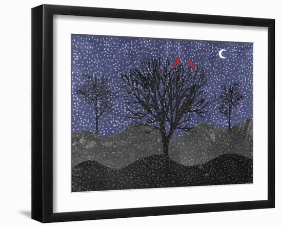 Cardinals-Erin Clark-Framed Giclee Print