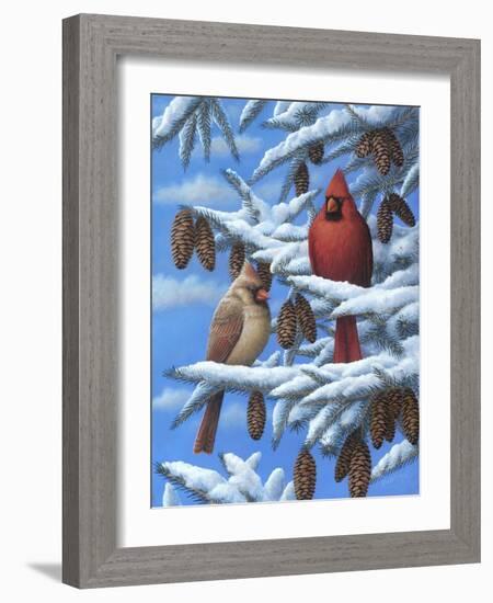 Cardinals-Robert Wavra-Framed Giclee Print