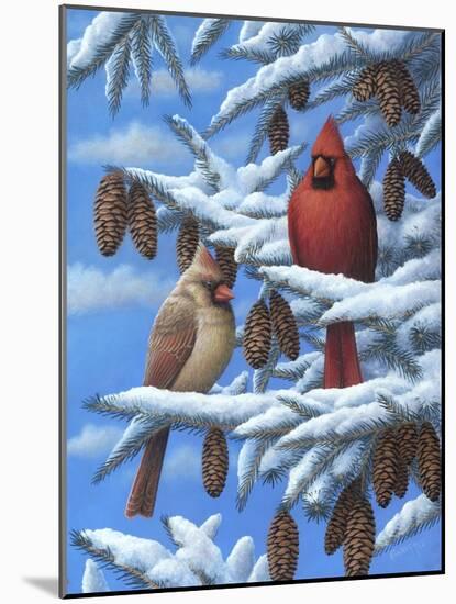 Cardinals-Robert Wavra-Mounted Giclee Print