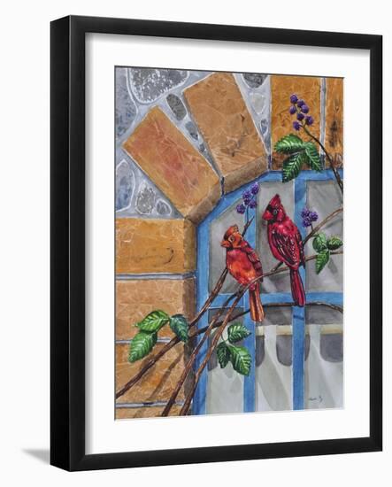 Cardinals-Charlsie Kelly-Framed Giclee Print