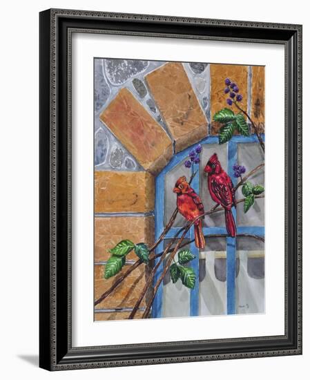 Cardinals-Charlsie Kelly-Framed Giclee Print