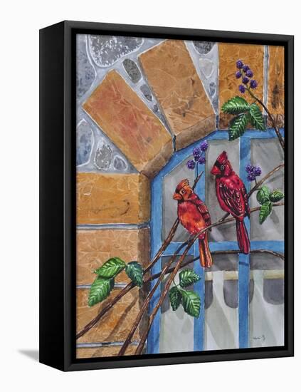 Cardinals-Charlsie Kelly-Framed Premier Image Canvas