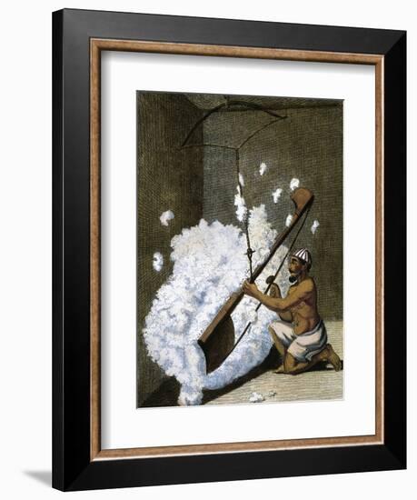 Carding Cotton-null-Framed Giclee Print