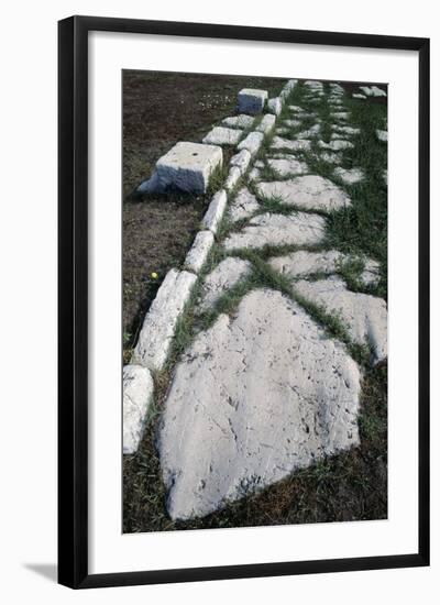 Cardo Maximus, Archaeological Site of Cimiez, Nice, Provence-Alpes-Cote D'Azur, France-null-Framed Giclee Print