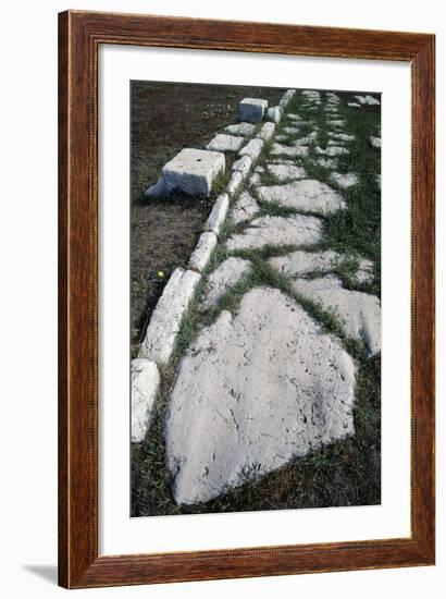 Cardo Maximus, Archaeological Site of Cimiez, Nice, Provence-Alpes-Cote D'Azur, France-null-Framed Giclee Print