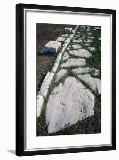 Cardo Maximus, Archaeological Site of Cimiez, Nice, Provence-Alpes-Cote D'Azur, France-null-Framed Giclee Print