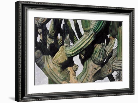 Cardon Cactus in Baja California, 2004-Pedro Diego Alvarado-Framed Giclee Print