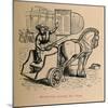 'Cardriver plying for Hire', 1852-John Leech-Mounted Giclee Print