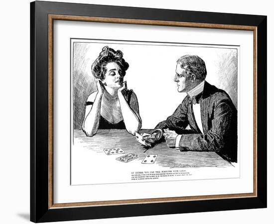 Cards, 1900-Charles Dana Gibson-Framed Giclee Print