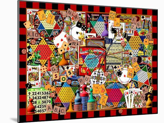 Cards Dice and Game Boards-Kate Ward Thacker-Mounted Giclee Print