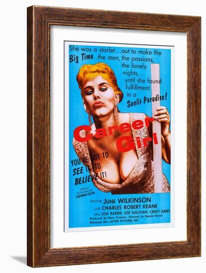 Career Girl-null-Framed Art Print