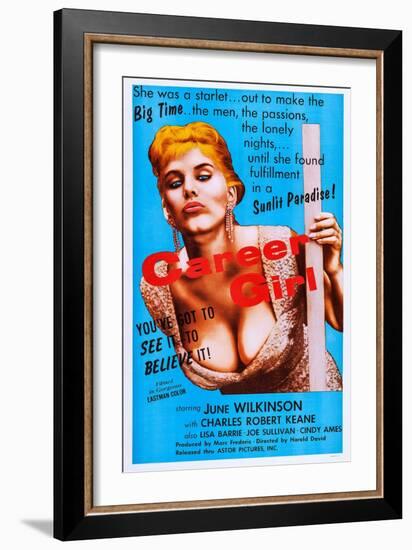 Career Girl-null-Framed Art Print