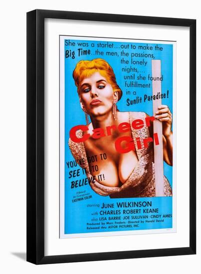 Career Girl-null-Framed Art Print