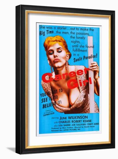 Career Girl-null-Framed Art Print