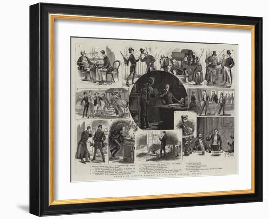 Career of a Naval Surgeon at the Royal Hospital, Haslar-null-Framed Giclee Print