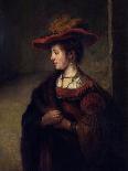 Portrait De Saskia Van Uylenburgh Epouse Du Peintre Hollandais Rembrandt' (Portrait of Saskia Van-Carel Fabritius-Giclee Print