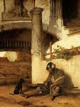 A View of Delft, with a Musical Instrument Seller's Stall, 1652-Carel Fabritius-Framed Giclee Print