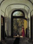 The Artist's Wife and Child in the Hall of their House on the Lijnbaansegracht-Carel Hansen-Giclee Print