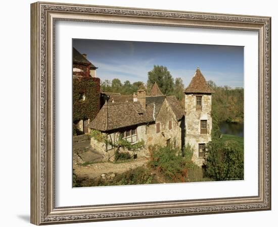 Carennac, Dordogne, Aquitaine, France-Michael Busselle-Framed Photographic Print