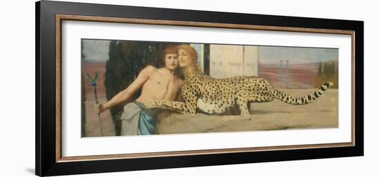 Caresses, 1896-Fernand Khnopff-Framed Giclee Print