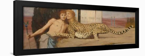 Caresses, 1896-Fernand Khnopff-Framed Giclee Print