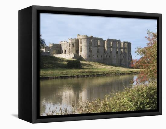 Carew Castle, Built in the 12th Century and Abandoned in 1690, Pembrokeshire, Wales-Sheila Terry-Framed Premier Image Canvas