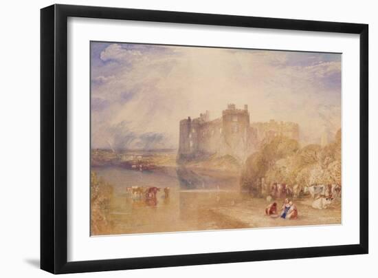 Carew Castle, Pembroke, C.1832-J. M. W. Turner-Framed Giclee Print