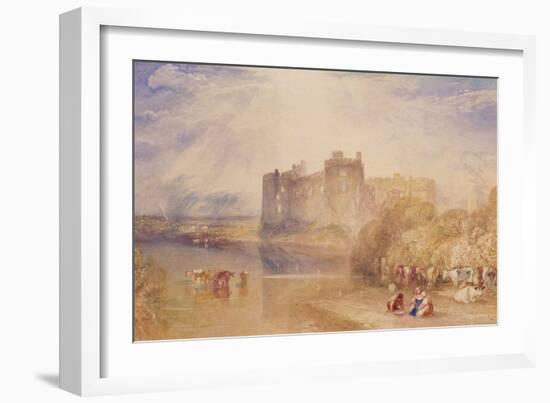 Carew Castle, Pembroke, C.1832-J. M. W. Turner-Framed Giclee Print