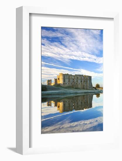 Carew Castle, Pembrokeshire, West Wales, Wales, United Kingdom, Europe-Billy Stock-Framed Photographic Print