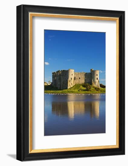 Carew Castle, Pembrokeshire, West Wales, Wales, United Kingdom, Europe-Billy Stock-Framed Photographic Print