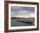 Cargo Boat on the River Rhine, Dusseldorf, North Rhine Westphalia, Germany-Yadid Levy-Framed Photographic Print