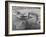 Cargo Boat Passing under Bridge-Charles Rotkin-Framed Photographic Print