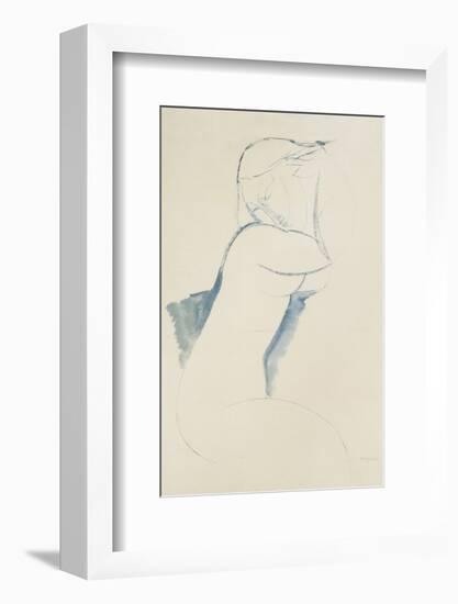 Cariatide-Amedeo Modigliani-Framed Premium Giclee Print