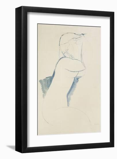 Cariatide-Amedeo Modigliani-Framed Premium Giclee Print