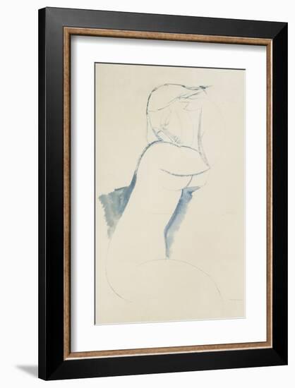 Cariatide-Amedeo Modigliani-Framed Premium Giclee Print