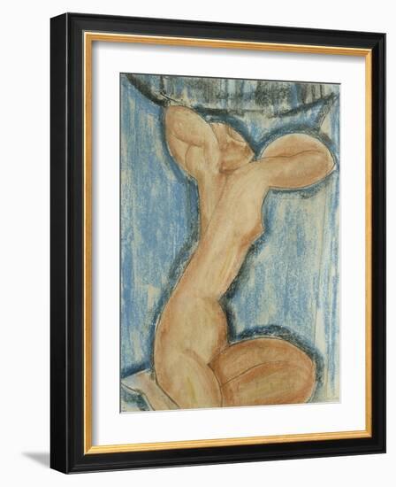 Cariatide-Amedeo Modigliani-Framed Giclee Print