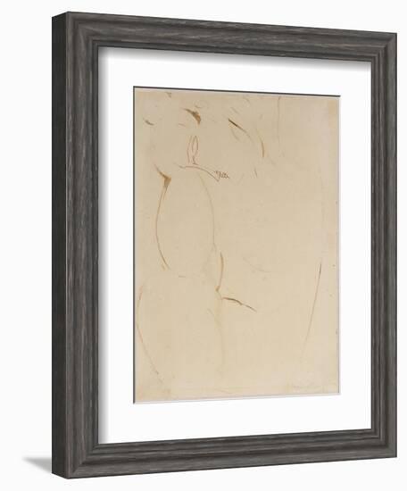 Cariatide-Amedeo Modigliani-Framed Giclee Print