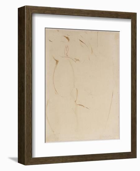 Cariatide-Amedeo Modigliani-Framed Giclee Print