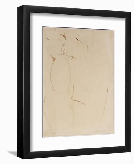 Cariatide-Amedeo Modigliani-Framed Giclee Print