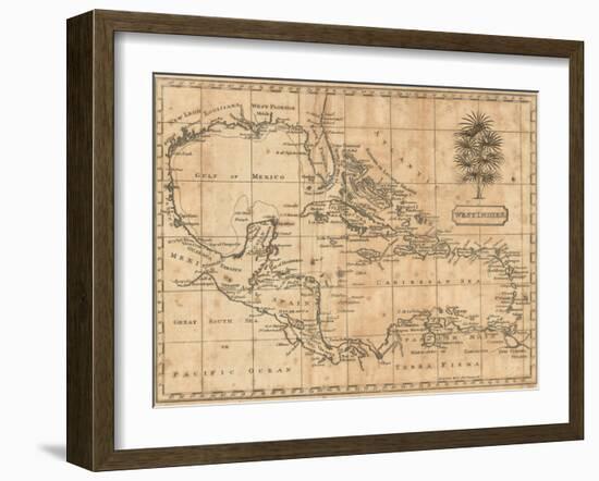 Caribbean, 1806-Andrew Arrowsmith-Framed Art Print