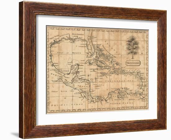 Caribbean, 1806-Andrew Arrowsmith-Framed Art Print