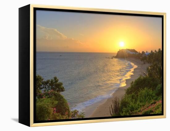 Caribbean, Antigua and Barbuda, Curtain Bluff Beach-Michele Falzone-Framed Premier Image Canvas