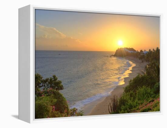 Caribbean, Antigua and Barbuda, Curtain Bluff Beach-Michele Falzone-Framed Premier Image Canvas