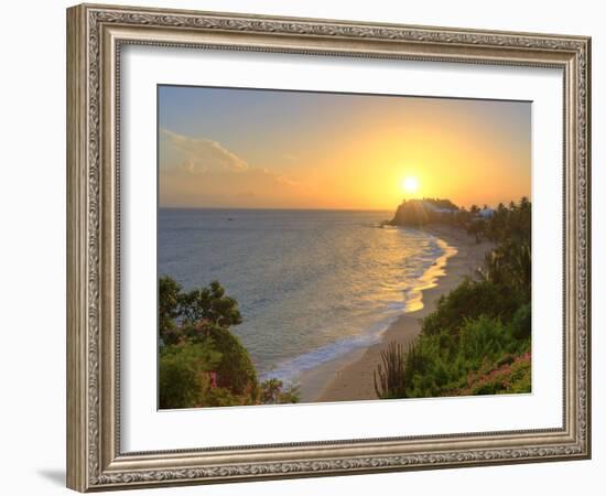 Caribbean, Antigua and Barbuda, Curtain Bluff Beach-Michele Falzone-Framed Photographic Print