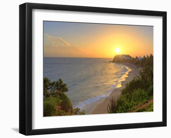 Caribbean, Antigua and Barbuda, Curtain Bluff Beach-Michele Falzone-Framed Photographic Print