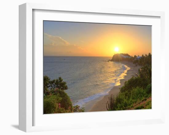 Caribbean, Antigua and Barbuda, Curtain Bluff Beach-Michele Falzone-Framed Photographic Print