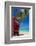 Caribbean, Antigua, Dickinson Bay, Dickinson Bay Beach, Red British Telephone Box-Alan Copson-Framed Photographic Print