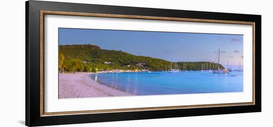 Caribbean, Antigua, Freeman's Bay, Galleon Beach at Dusk-Alan Copson-Framed Photographic Print